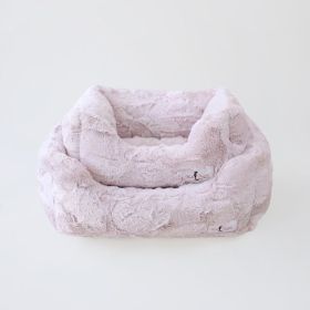 Luxe Dog Bed (Size: SM, Color: Blush)