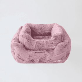 Cuddle Dog Bed (Size: SM, Color: Mauve)