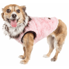 Pet Life Luxe 'Pinkachew' Charming Designer Mink Fur Dog Coat Jacket