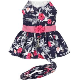 Moonlight Sails Harness Dress with Matching Leash (Size: X-Small)