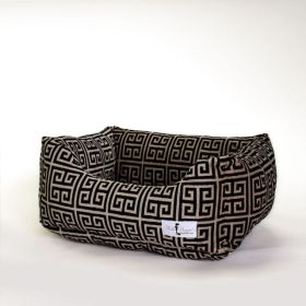 Obsidian Dog Bed (Color: Black & tan)