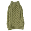 Designer Cable Knit Dog Sweater – Swivel-Swirl Pattern
