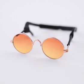 Pet Sunglasses (Color: Orange.)