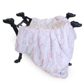 Whisper Dog Blanket (Size: SM, Color: Peach)