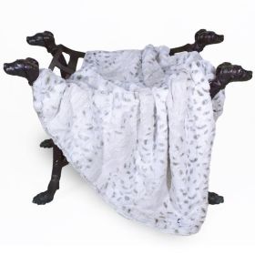 Deluxe Dog Blankets (Size: SM, Color: Pearl Leopard)