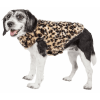 Pet Life Luxe 'Poocheetah' Ravishing Designer Spotted Cheetah Patterned Mink Fur Dog Coat Jacket
