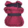 Sherpa-Lined Dog Harness Coat