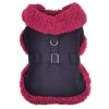 Sherpa-Lined Dog Harness Coat