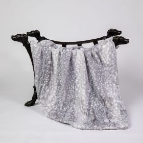 Cashmere Dog Blankets (Size: SM, Color: Silver Fawn)