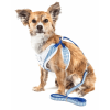 Pet Life Luxe 'Spawling' 2-In-1 Mesh Reversed Adjustable Dog Harness-Leash W/ Fashion Bowtie