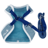 Pet Life Luxe 'Spawling' 2-In-1 Mesh Reversed Adjustable Dog Harness-Leash W/ Fashion Bowtie