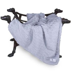 Paris Dog Blankets (Size: Throw, Color: Sterling)