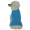 Designer Cable Knit Dog Sweater – Swivel-Swirl Pattern