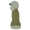 Designer Cable Knit Dog Sweater – Swivel-Swirl Pattern
