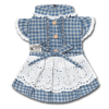 Touchdog 'I love Poochi' Classical Fashion Plaid Dog Dress
