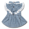 Touchdog 'I love Poochi' Classical Fashion Plaid Dog Dress