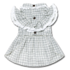 Touchdog 'I love Poochi' Classical Fashion Plaid Dog Dress