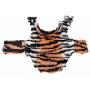 Pet Life Luxe 'Tigerbone' Glamourous Tiger Patterned Mink Fur Dog Coat Jacket