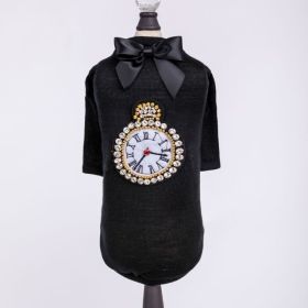 Timeless Dog Tee (Size: X-Small, Color: Black.)