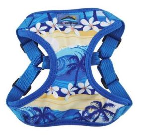 Wrap and Snap Choke Free Dog Harness (Size: X-Small, Color: Catching Waves)