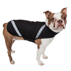 Extreme Neoprene Multi-Purpose Protective Shell Dog Coat (Size: Large, Color: Black.)