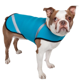 Extreme Neoprene Multi-Purpose Protective Shell Dog Coat (Size: Medium, Color: Blue.)